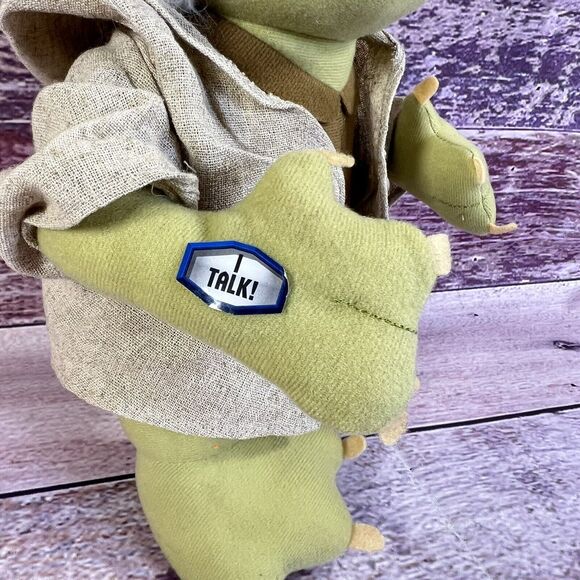 Star Wars Yoda Plush 12” Talking Master Lucas Films Multiple Sayings - WORKING - Picture 7 of 14